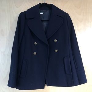 J. Crew wool pea coat
